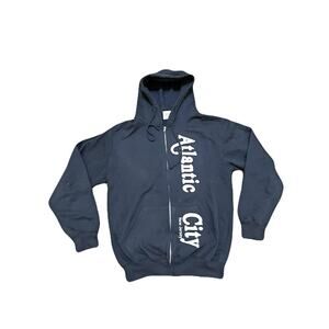 Atlantic City Navy sweater hoodie Size Small